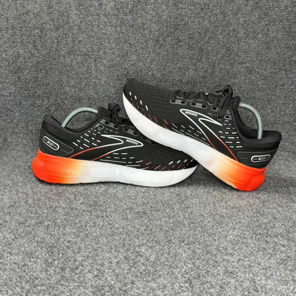 Brooks Glycerin 20 Running Shoes Women's 10.5‎ Black Opal Orange Athletic Run